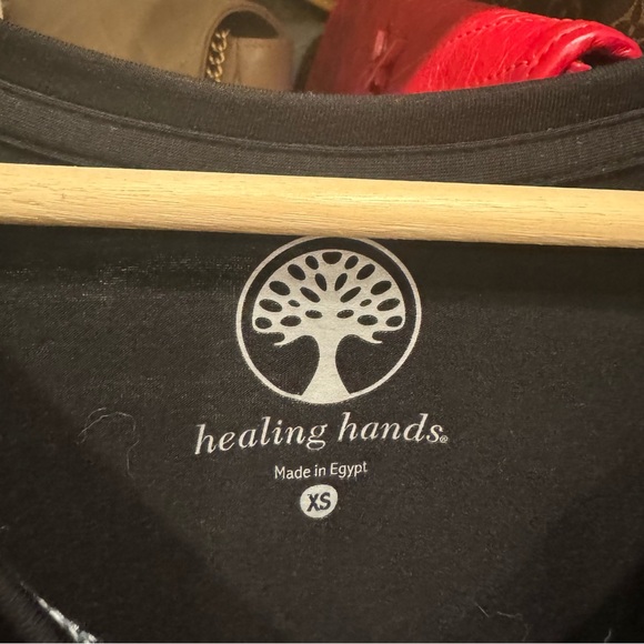 Women’s x-small Healing Hands scrub undershirts. Excellent condition never worn. - Picture 2 of 3